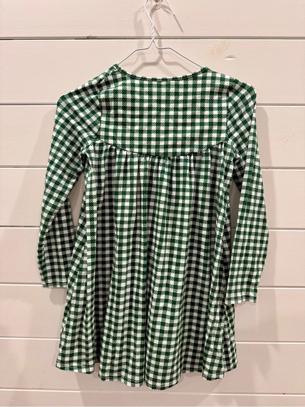 Green and White Gingham Tunic with matching Leggings